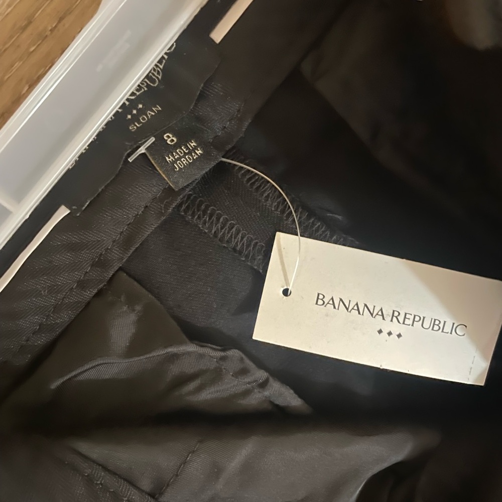 Banana Republic | Black Sloan Ankle Pant Sz 8 - Picture 2 of 3